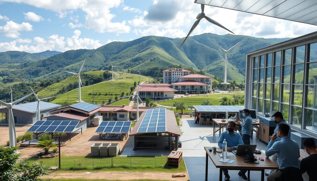 Fasilitas Pusat Pelatihan Energi Terbarukan