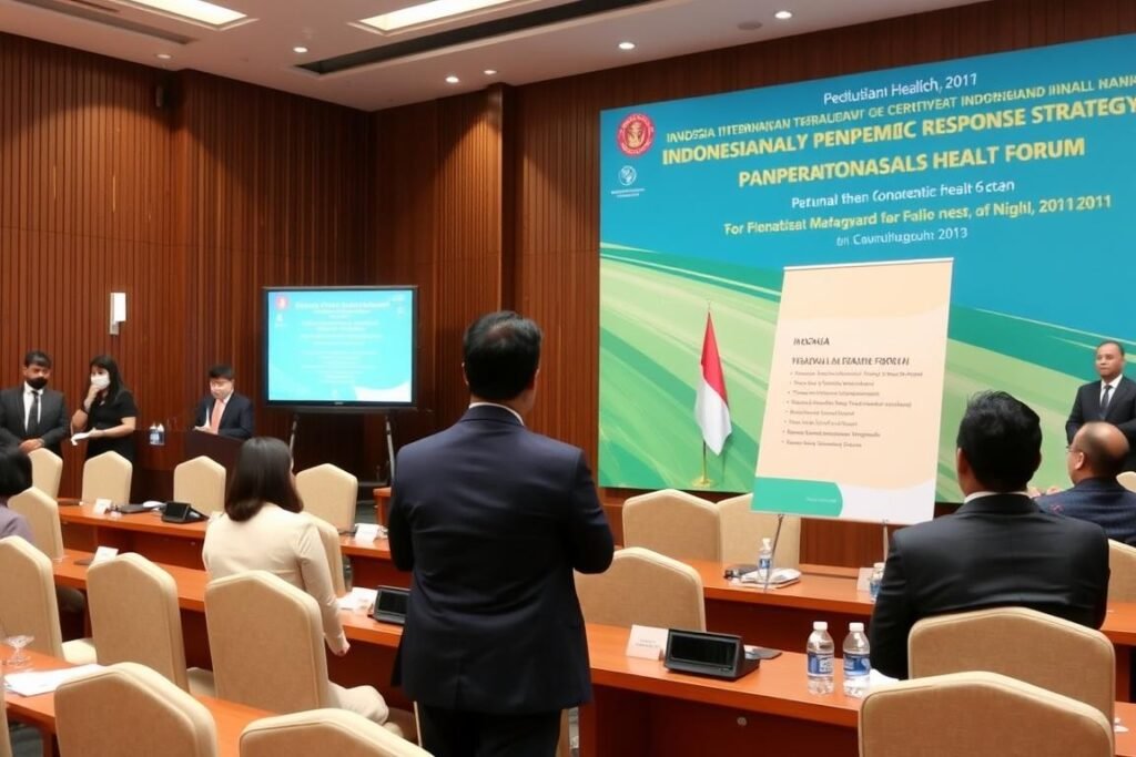 Delegasi Indonesia dalam forum kesehatan internasional membahas globalisasi kesehatan Delegasi Indonesia dalam forum kesehatan internasional membahas globalisasi kesehatan