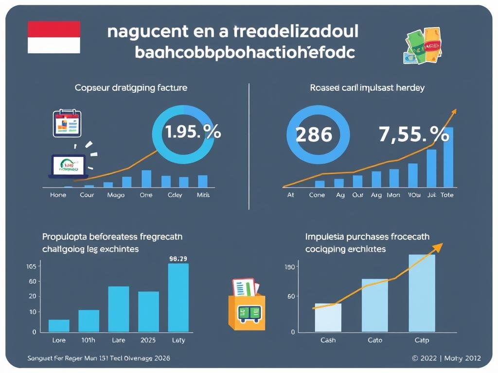 Grafik perubahan perilaku belanja konsumen Indonesia sebelum dan sesudah adopsi pembayaran digital Grafik perubahan perilaku belanja konsumen Indonesia sebelum dan sesudah adopsi pembayaran digital