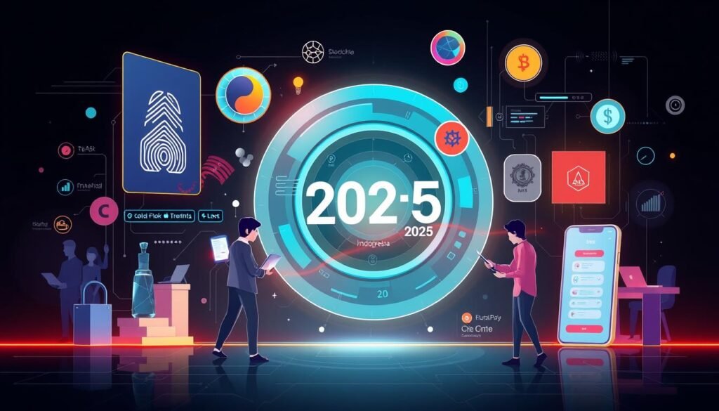Ilustrasi tren masa depan pembayaran digital di Indonesia 2024-2025 Ilustrasi tren masa depan pembayaran digital di Indonesia 2024-2025