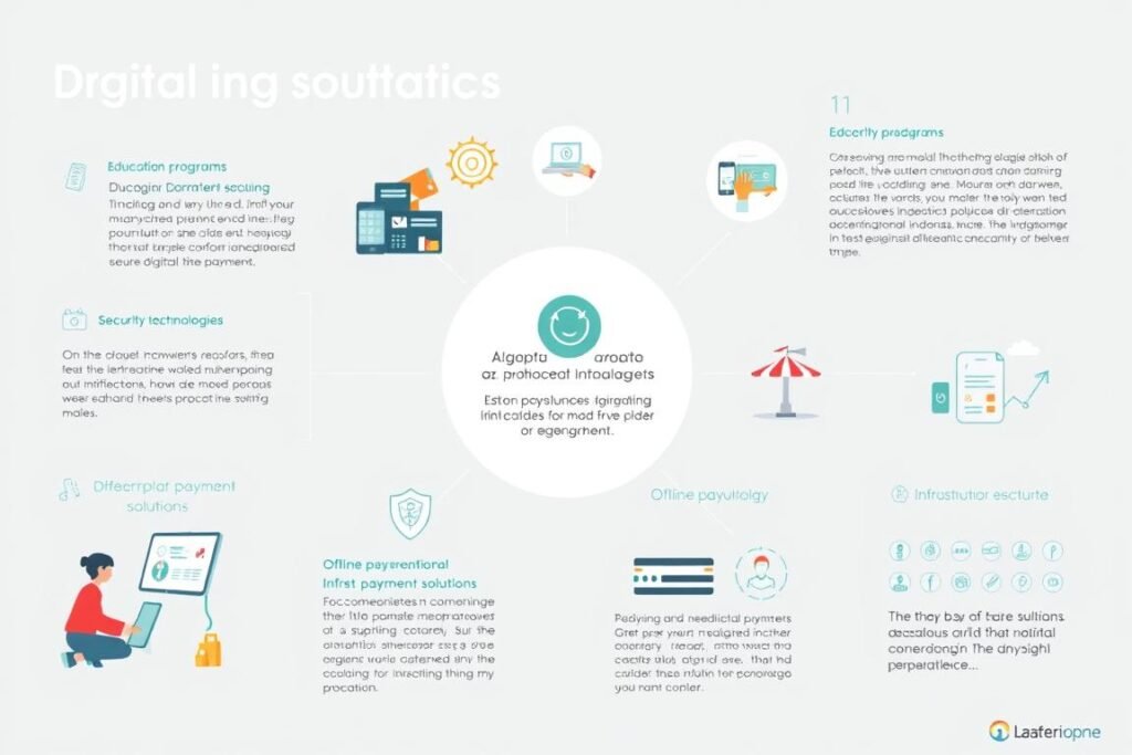 Infografis solusi untuk mengatasi tantangan adopsi pembayaran digital di Indonesia Infografis solusi untuk mengatasi tantangan adopsi pembayaran digital di Indonesia